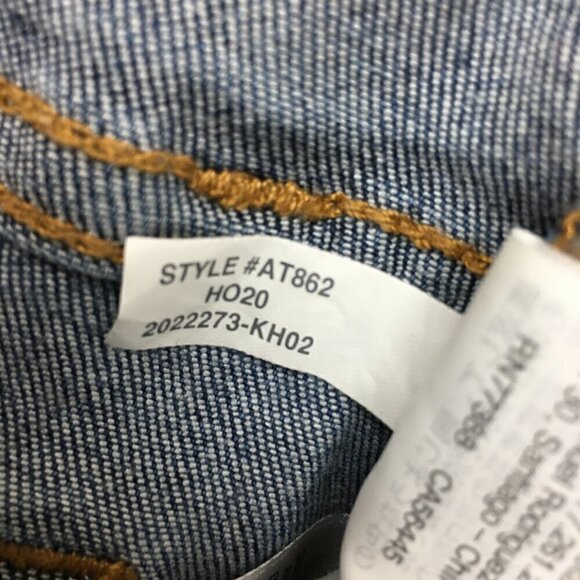 J. Crew Women's Jeans 10" High Rise Skinny Button Fly size 27 length 27" - Picture 9 of 10